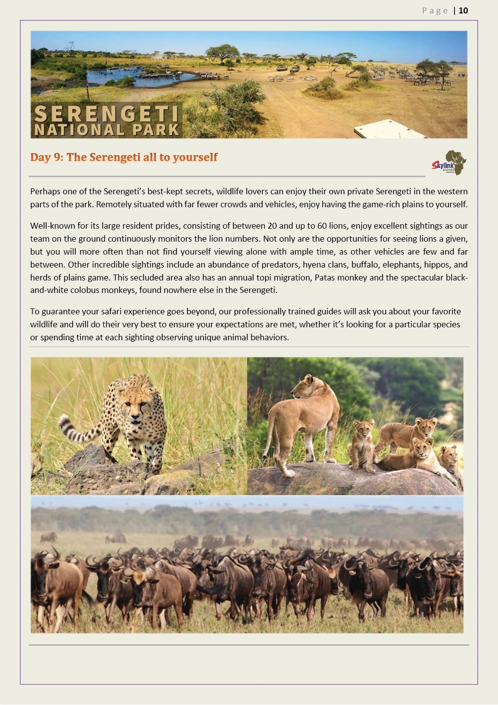 Short Tanzania Tour PDF 10 