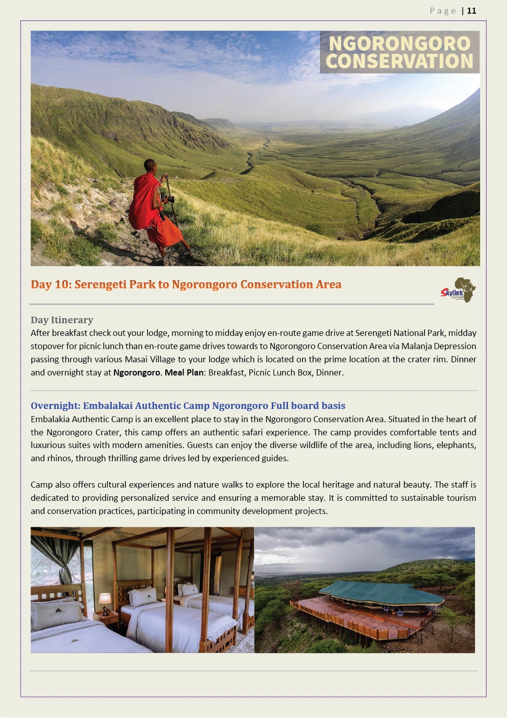 Short Tanzania Tour PDF 11 