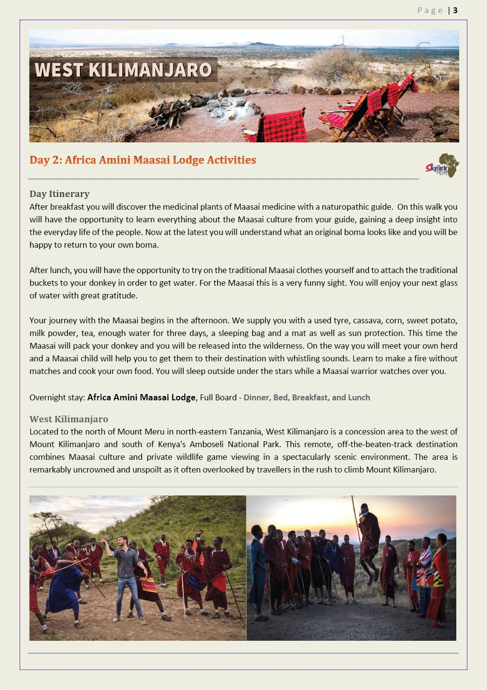 Short Tanzania Tour PDF 3 