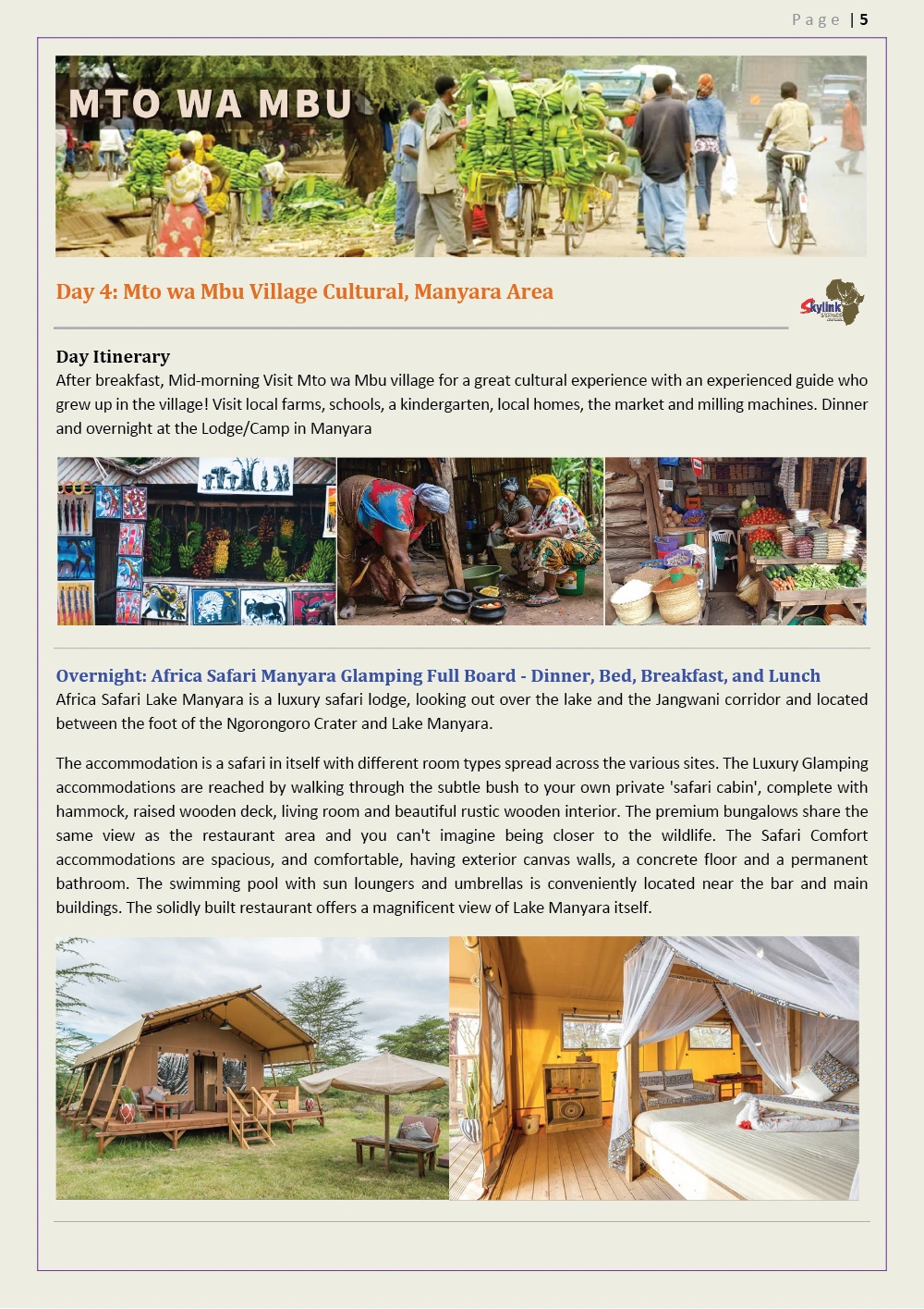 Short Tanzania Tour PDF 5 