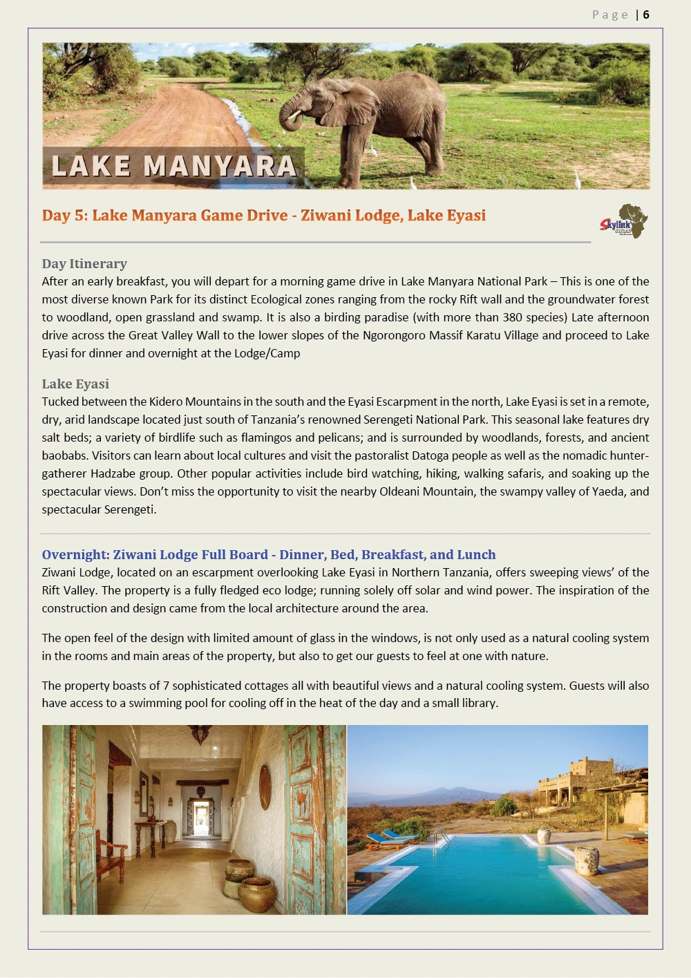 Short Tanzania Tour PDF 6 